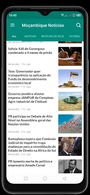 Moçambique Notícias Screenshot 1