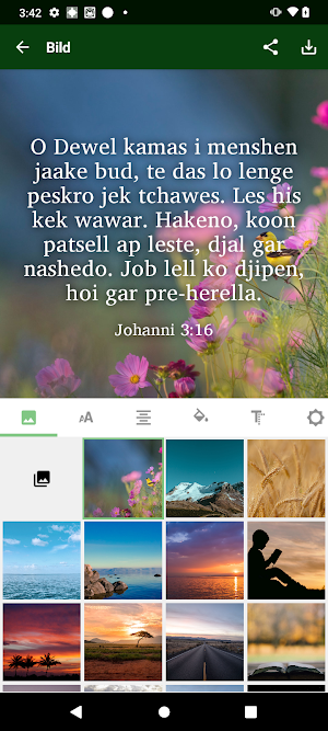 Sinti Romanes Evangelien Screenshot 2