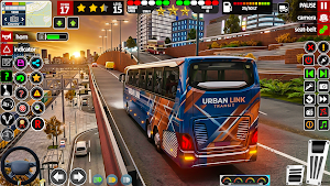 Bus Driving: Coach Bus Game Screenshot 1