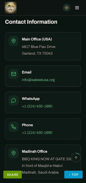 Sabeel Foundation Screenshot 3