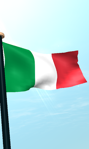 Italy Flag 3D Free Wallpaper Screenshot 3