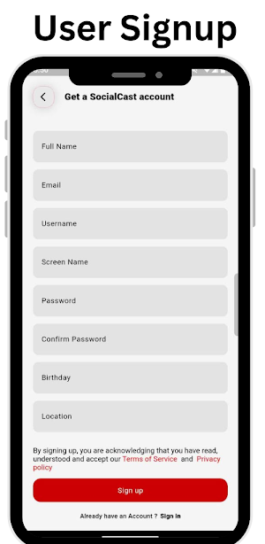 SocialCast Screenshot 3