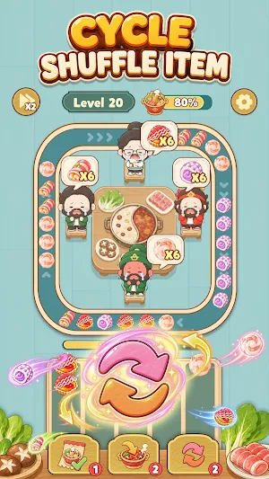 Heroes Hotpot: Food Sort Saga Screenshot 3