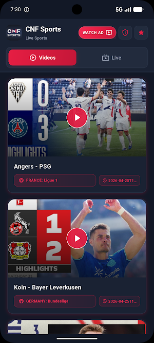 CNF Sports Pro Screenshot 0