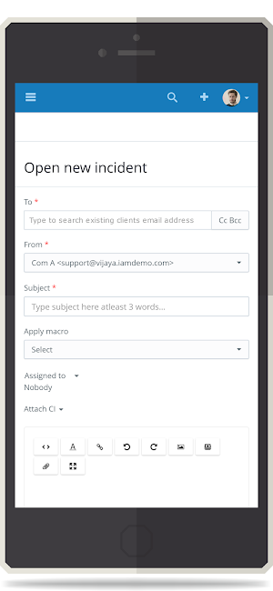 Vision Helpdesk Screenshot 2