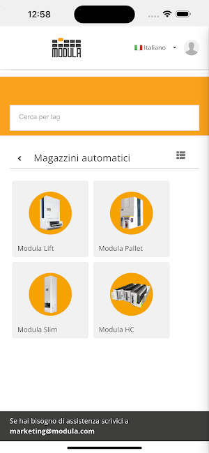 Modula Marketing APP Screenshot 1