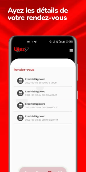 Utezy Patient Screenshot 2