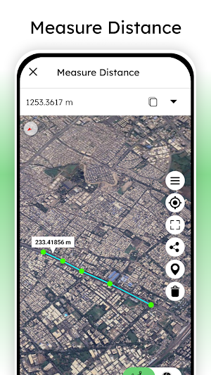 Distance Land Area Measure Screenshot 3