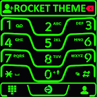 Theme Neon V3 Green RocketDial
