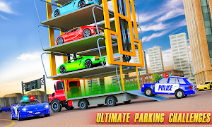 Police Multi Level Car Parking Games: Cop Car Game Screenshot 0