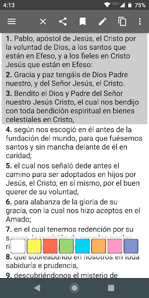 Bible Reina Valera Offline Screenshot 1