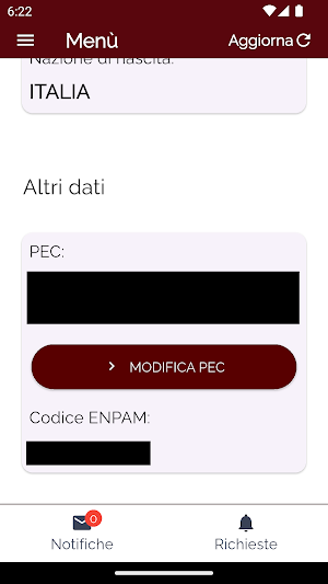 OMCeO Modena Screenshot 2