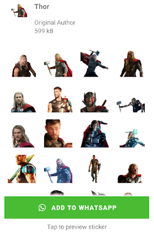 Comic Superheroes Stickers Screenshot 2