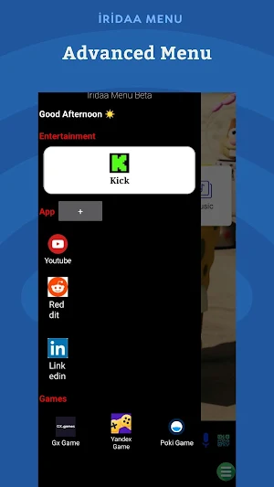 İridaa - Web Browser Screenshot 1