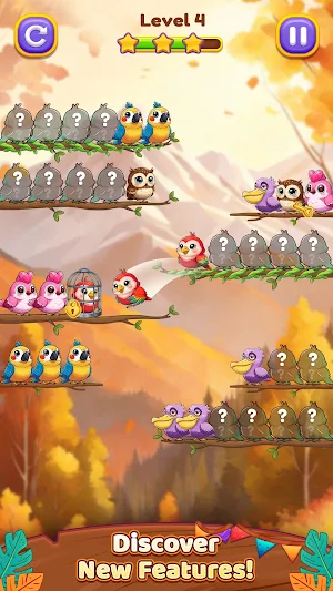 Bird Sort 3: Color Puzzle Screenshot 2
