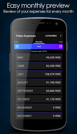 Peles Expenses Screenshot 1