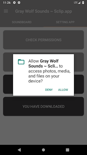 Gray Wolf Sound Collections ~ Sclip.app Screenshot 1