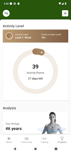 Feel-Fit App Screenshot 2