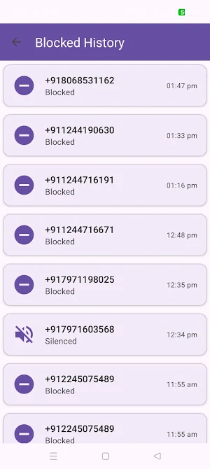 Block unknown Callers  –  Spam Screenshot 3