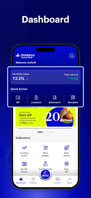 Invesco Mutual Fund Screenshot 1