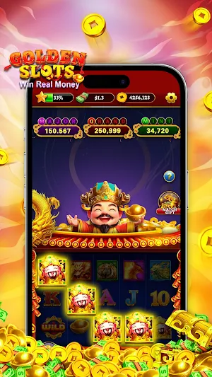 Golden Slots - Win Real Money Screenshot 0