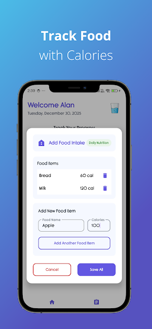 Health Tracker: Weight & Water Screenshot 2