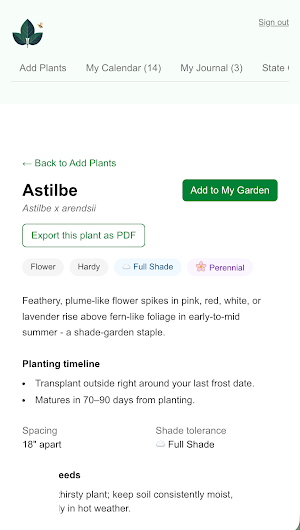 TerraKeep: Garden Planner Screenshot 2