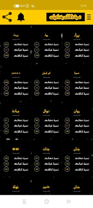 اعرف نسبة ذكائك Screenshot 1