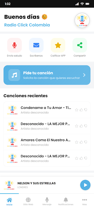 Radio Click Colombia screenshot 1