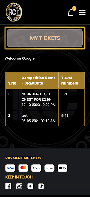 Regal Competitions Screenshot 3