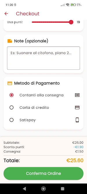 Al Carmine Delivery Screenshot 2