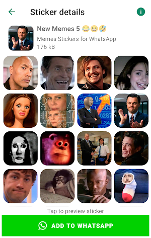 Meme Stickers for WhatsApp Screenshot 2