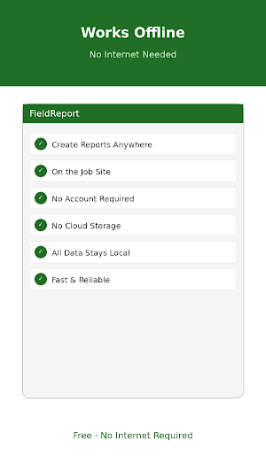 FieldReport - Job Reports Screenshot 2