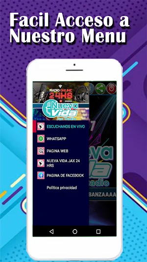 NUEVA VIDA JAX RADIO Screenshot 1