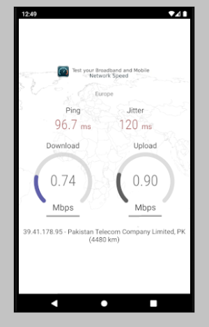 Internet Speed Test Screenshot 3