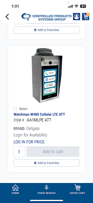 Controlled Products (CPSG) Screenshot 3