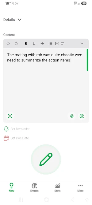 Innfall – Smart AI Note-Taking Screenshot 0
