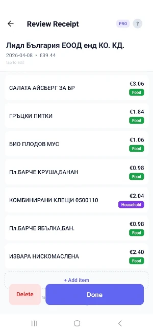 SnapLedger Screenshot 3