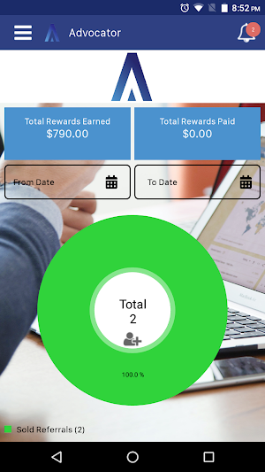Advocator App Screenshot 2