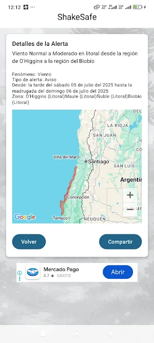 shakesafe sismos en chile Screenshot 3