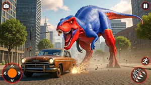 Angry Dinosaur City Rampage 3D Screenshot 3
