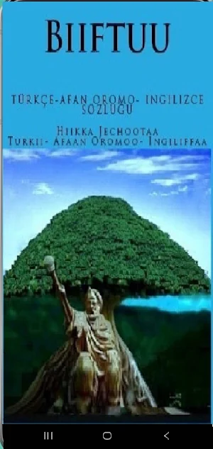 Turkish Afan Oromo Dictionary Screenshot 0