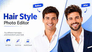 Men Hairstyle Photo Editor Screenshot 0