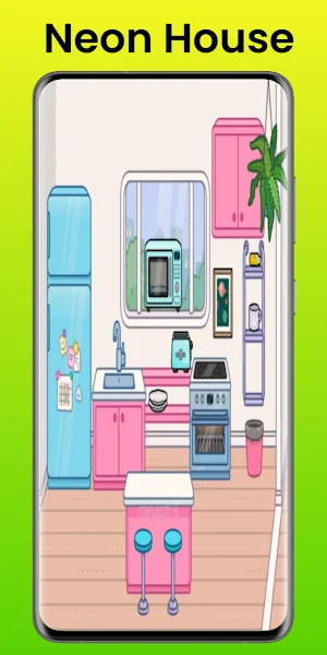 Toca Boca Neon House Ideas Screenshot 3