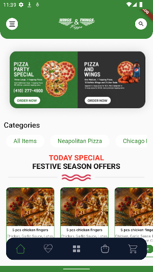 Wingsandthingspizza Pizza Screenshot 0