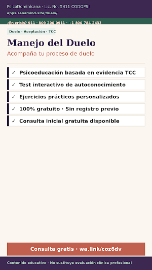 DueloAcompañamientoenlaPérdida Screenshot 0