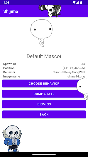Shijima - Shimeji for Android Screenshot 3