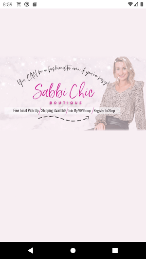 Sabbi Chic Boutique Screenshot 0