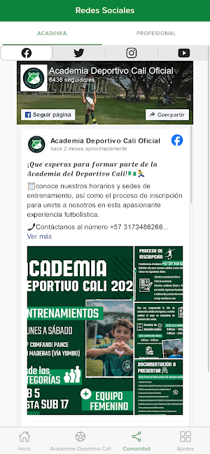 Deportivo Cali Screenshot 2
