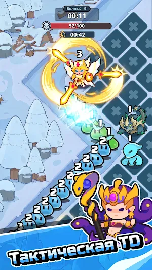 Penguin GO! - Роглайк TD Screenshot 2